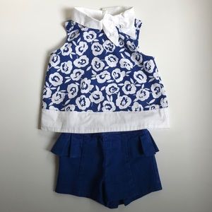 Janie and Jack Top and Shorts, 12-18 M
